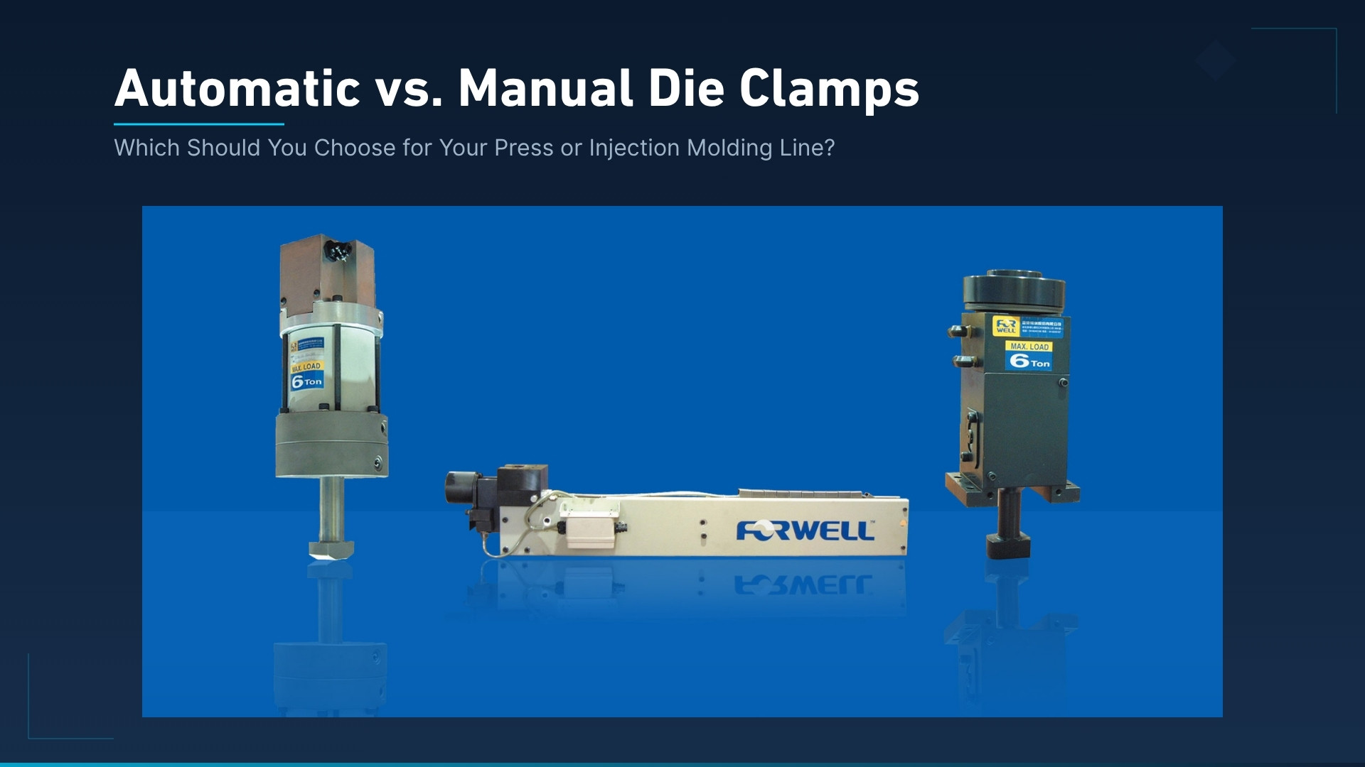 Automatic vs. Manual Die Clamps: Which Should You Choose for Your Press or Injection Molding Line?